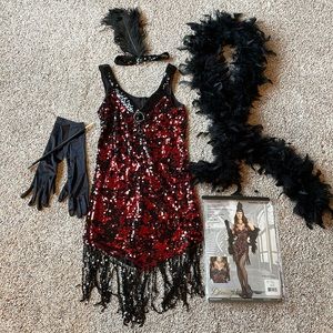 Women’s  Roaring 20s Halloween Costume “Dames Like Us”